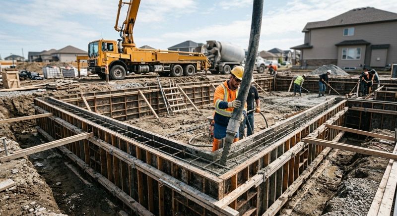 Foundation Pouring in Greenville, SC