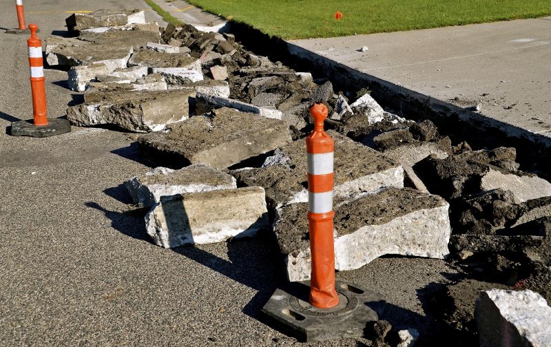 Broken Curb Repair