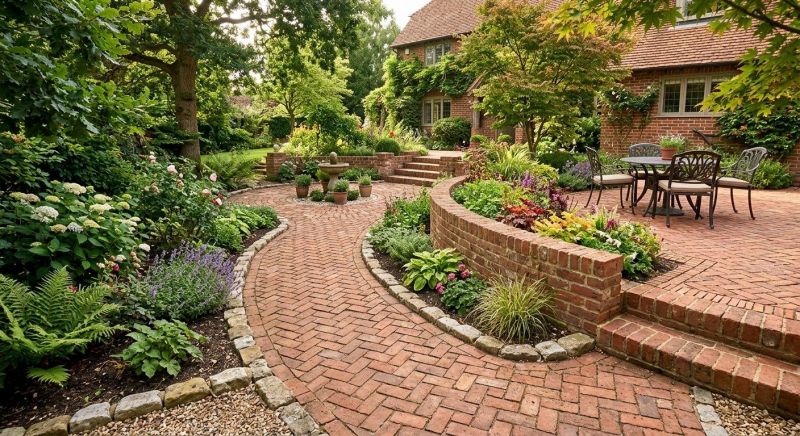 Brick Hardscape Construction in Boston, MA