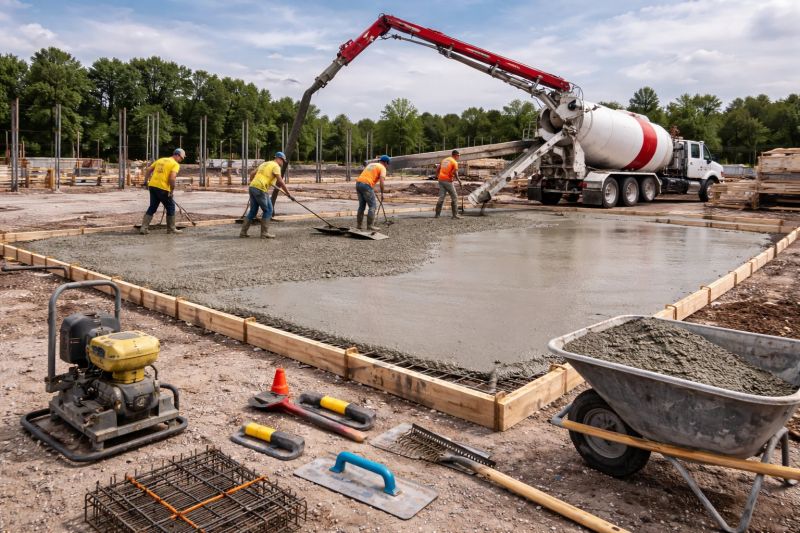 Commercial Slab Construction in Cumming, GA