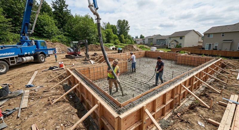 Concrete Foundation Pouring in Columbus, OH