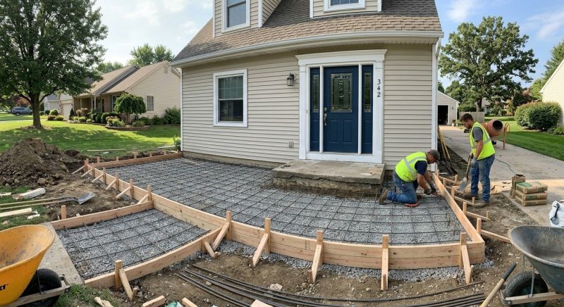 Concrete Porch Construction in Salt Lake City, UT